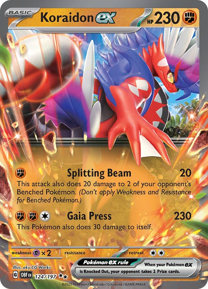Image for Koraidon ex (124/197) (OBF)