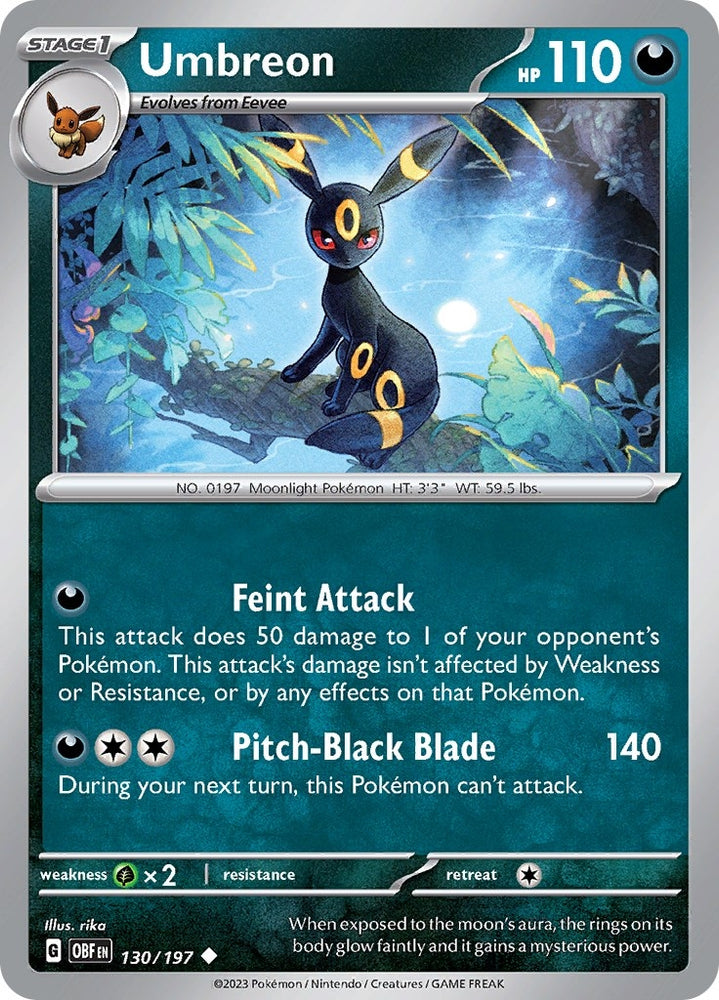 Image for Umbreon (130/197) [SV03: Obsidian Flames]