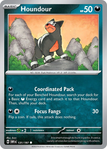 Image for Houndour - 131/197 (131/197) (OBF)