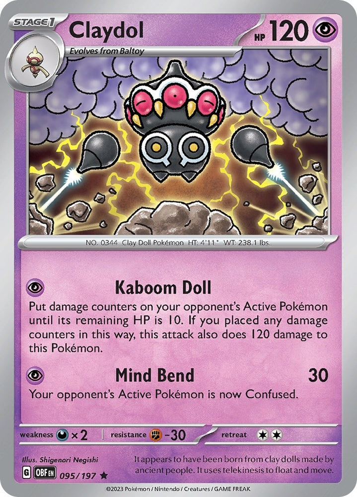 Image for Claydol (095/197) (OBF)