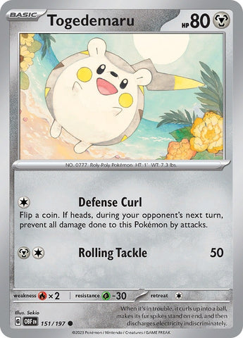 Image for Togedemaru (151/197) (OBF)