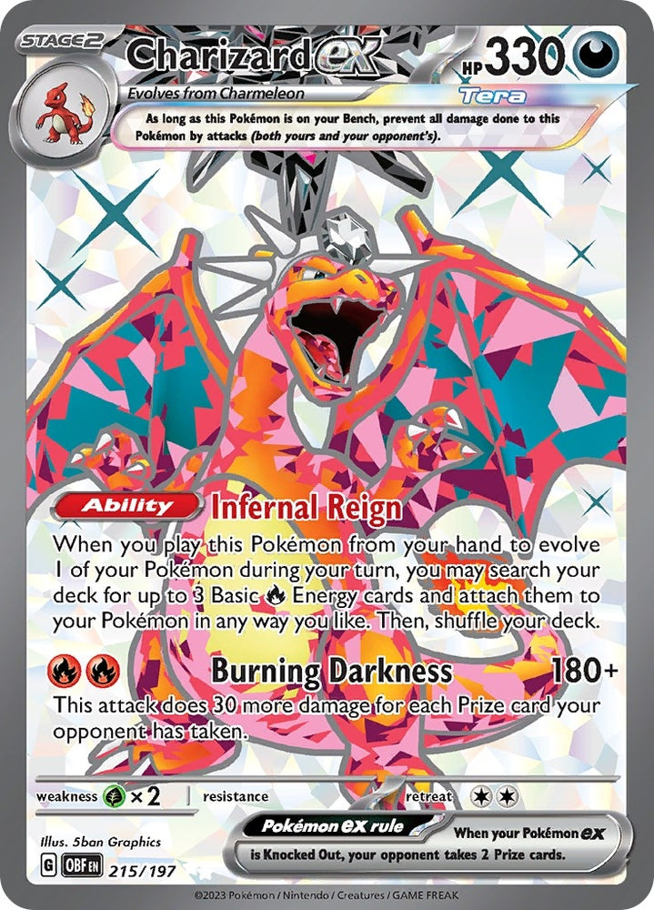 Image for Charizard ex - 215/197 (215/197) [SV03: Obsidian Flames]