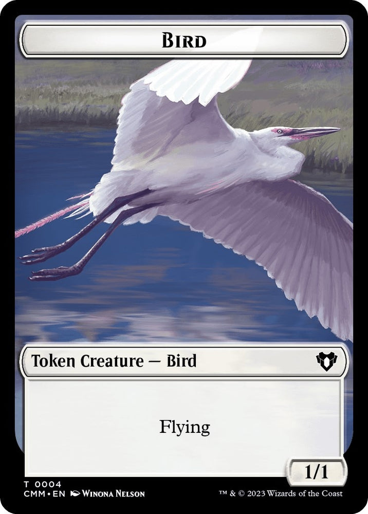Image for Bird // Phyrexian Myr Double-Sided Token (4 // 44) [Commander Masters]