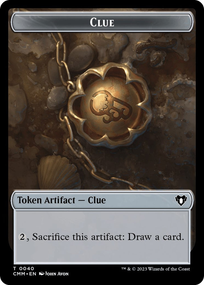 Image for Clue // Myr Double-Sided Token (40 // 43) [Commander Masters]