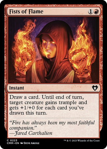 Image for Fists of Flame (223) [Commander Masters]