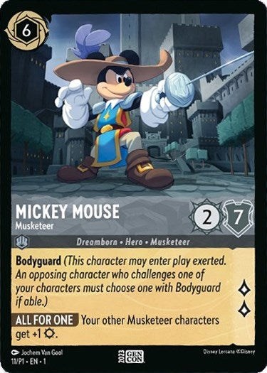 Image for Mickey Mouse - Musketeer (11) [Disney Lorcana Promo Cards]