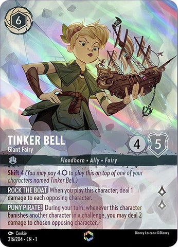Image for Tinker Bell - Giant Fairy (Enchanted) (216/204) - Disney Lorcana