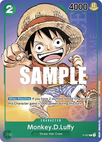 Monkey.D.Luffy (Gen Con 2023) (P-037) (One Piece Promotion Cards)