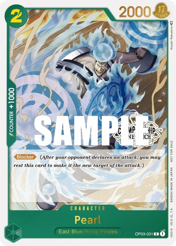 Pearl (Store Championship Participation Pack Vol. 2) (OP03-031) (One Piece Promotion Cards)