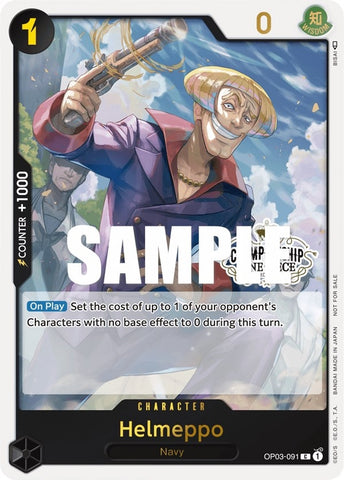 Helmeppo (Store Championship Participation Pack Vol. 2) (OP03-091) (One Piece Promotion Cards)