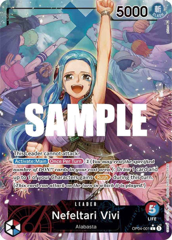 Nefeltari Vivi (001) (Alternate Art) (OP04-001) (OP04)