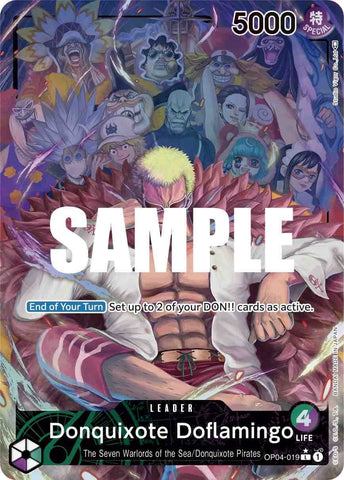 Donquixote Doflamingo (019) (Alternate Art) (OP04-019) (OP04)