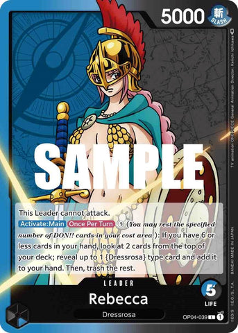 Image for Rebecca (039) (OP04-039) - One Piece Card Game