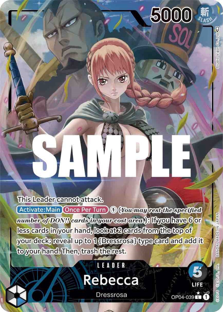 Image for Rebecca (039) (Alternate Art) (OP04-039) - One Piece Card Game