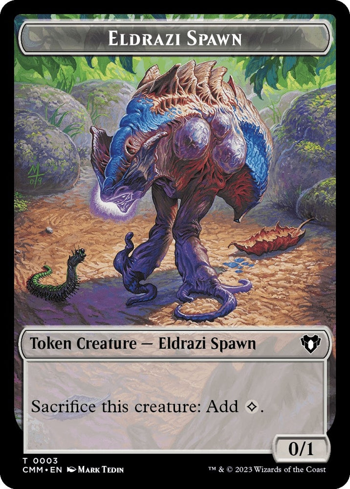 Image for Eldrazi Spawn // Cat (0005) Double-Sided Token (3 // 5) [Commander Masters]
