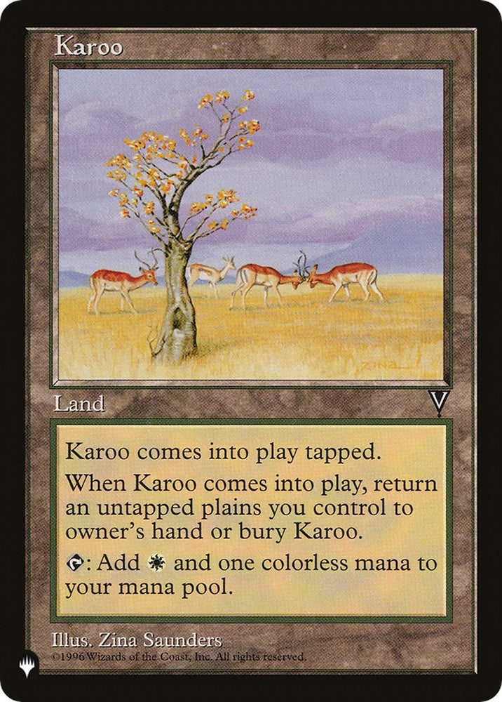 Image for Karoo (VIS) [The List Reprints]