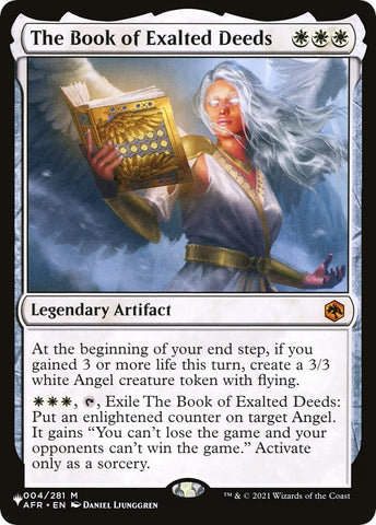 Image for The Book of Exalted Deeds (4) [The List Reprints]