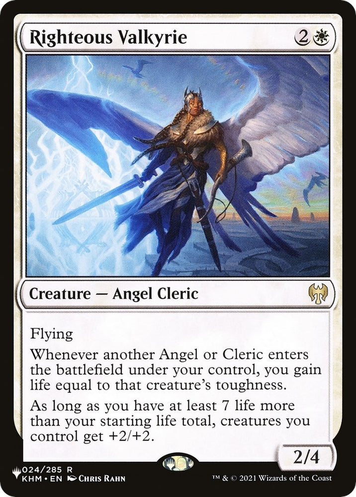 Image for Righteous Valkyrie (24) [The List Reprints]