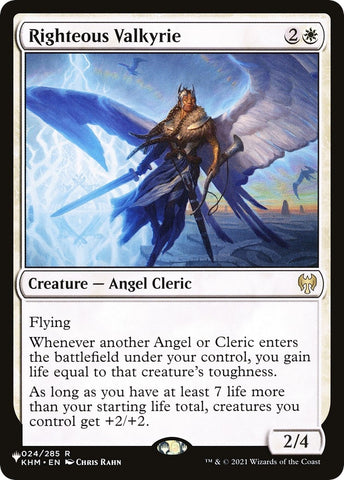 Image for Righteous Valkyrie (24) [The List Reprints]