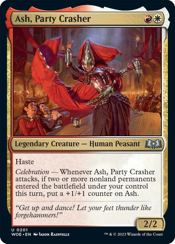 Image for Ash, Party Crasher (201) [Wilds of Eldraine]