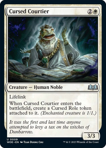 Image for Cursed Courtier (9) [Wilds of Eldraine]