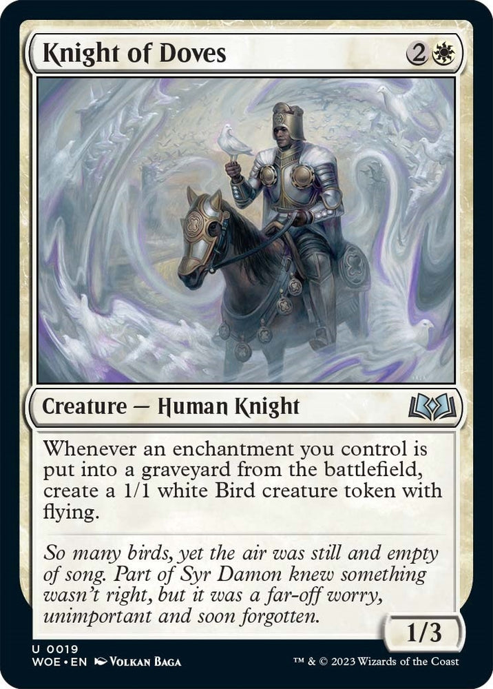 Image for Knight of Doves (19) [Wilds of Eldraine]