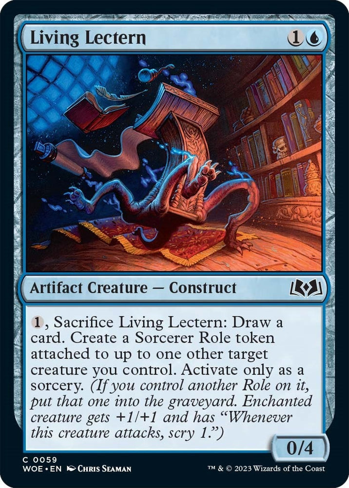 Image for Living Lectern (59) [Wilds of Eldraine]