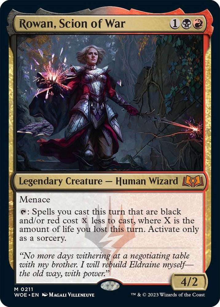 Image for Rowan, Scion of War (211) [Wilds of Eldraine]