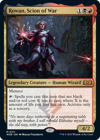 Image for Rowan, Scion of War (211) [Wilds of Eldraine]