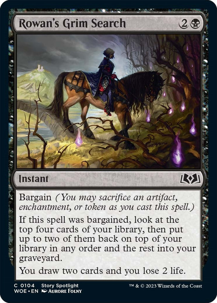 Image for Rowan's Grim Search (104) [Wilds of Eldraine]