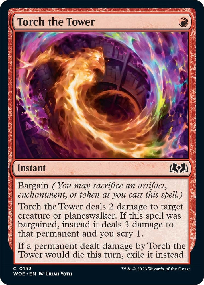 Image for Torch the Tower (153) [Wilds of Eldraine]