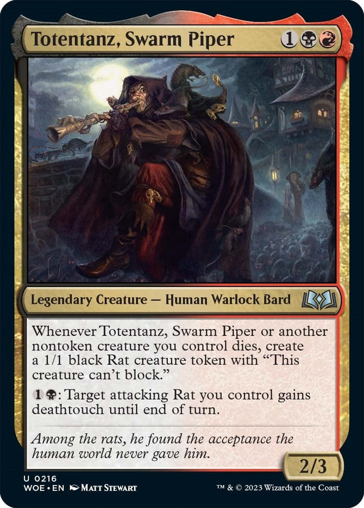 Image for Totentanz, Swarm Piper (216) [Wilds of Eldraine]