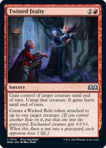 Image for Twisted Fealty (154) [Wilds of Eldraine]
