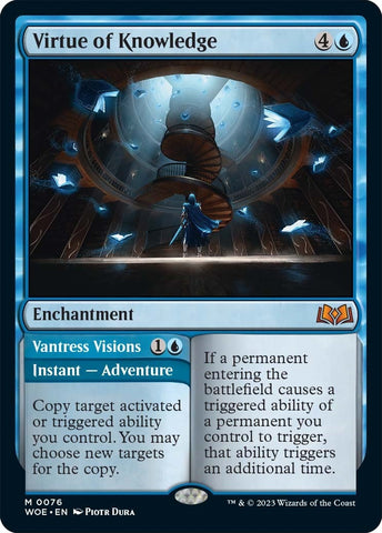 Image for Virtue of Knowledge (76) - Magic: The Gathering