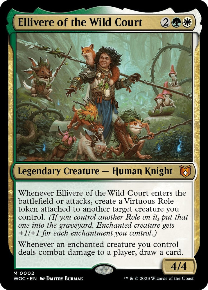 Image for Ellivere of the Wild Court (2) [Commander: Wilds of Eldraine]