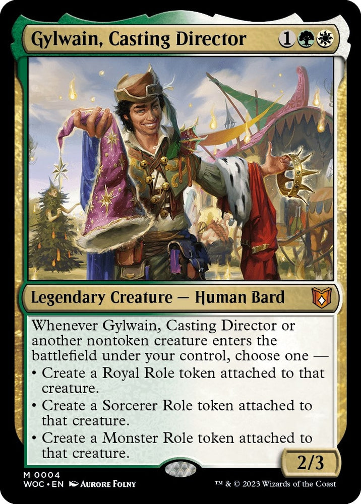 Image for Gylwain, Casting Director (4) [Commander: Wilds of Eldraine]