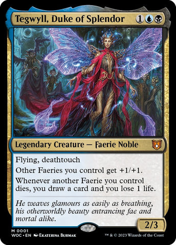 Image for Tegwyll, Duke of Splendor (1) [Commander: Wilds of Eldraine]
