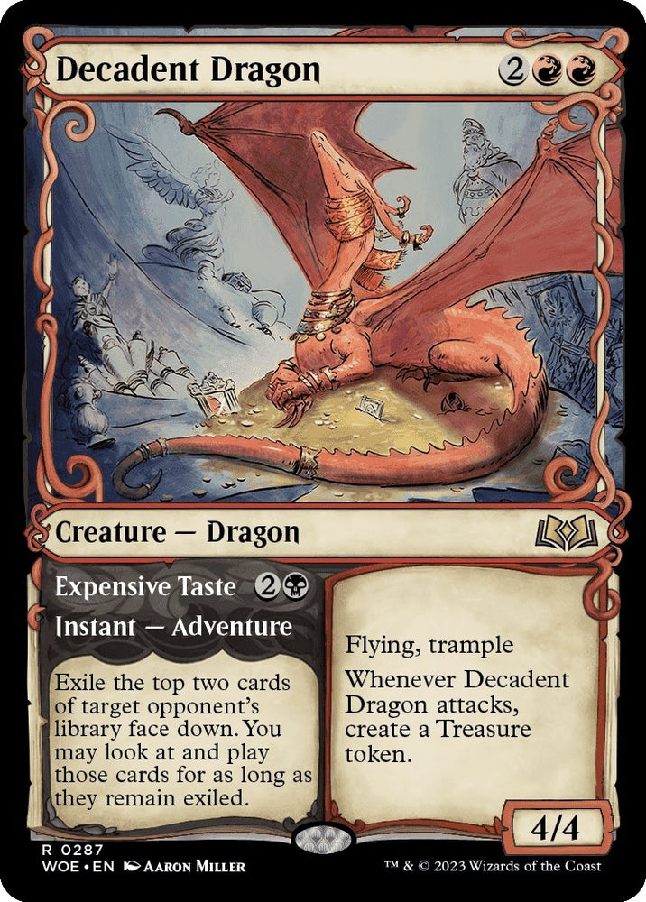 Image for Decadent Dragon (Showcase) (287) [Wilds of Eldraine]
