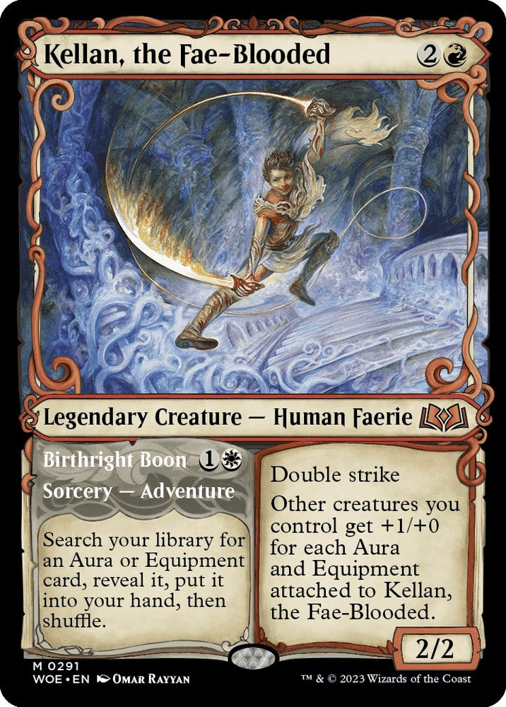 Image for Kellan, the Fae-Blooded (Showcase) (291) [Wilds of Eldraine]