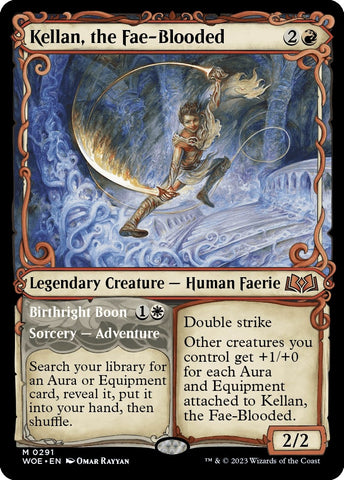 Image for Kellan, the Fae-Blooded (Showcase) (291) [Wilds of Eldraine]