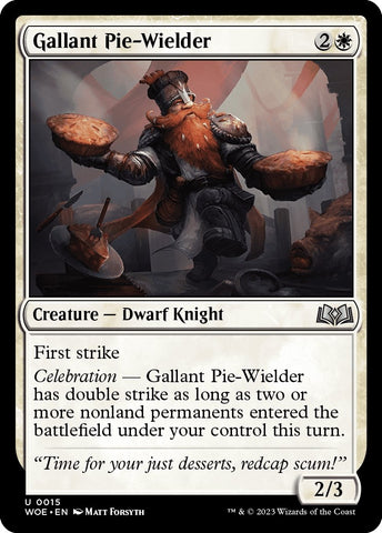 Image for Gallant Pie-Wielder (15) [Wilds of Eldraine]