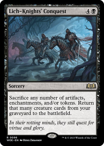 Image for Lich-Knights' Conquest (96) [Wilds of Eldraine]