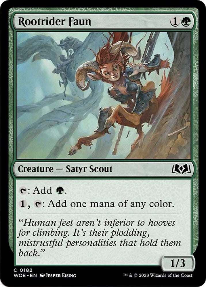 Image for Rootrider Faun (182) [Wilds of Eldraine]
