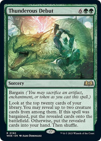 Image for Thunderous Debut (190) [Wilds of Eldraine]