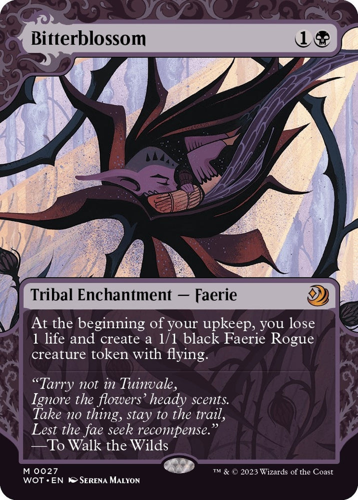 Image for Bitterblossom (27) [Wilds of Eldraine: Enchanting Tales]