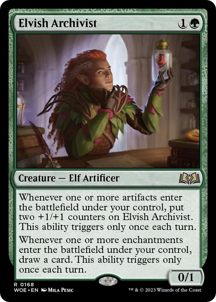 Image for Elvish Archivist (168) [Wilds of Eldraine]