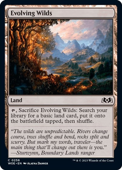 Image for Evolving Wilds (256) [Wilds of Eldraine]
