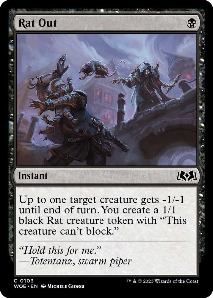 Image for Rat Out (103) [Wilds of Eldraine]