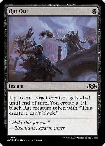 Image for Rat Out (103) [Wilds of Eldraine]