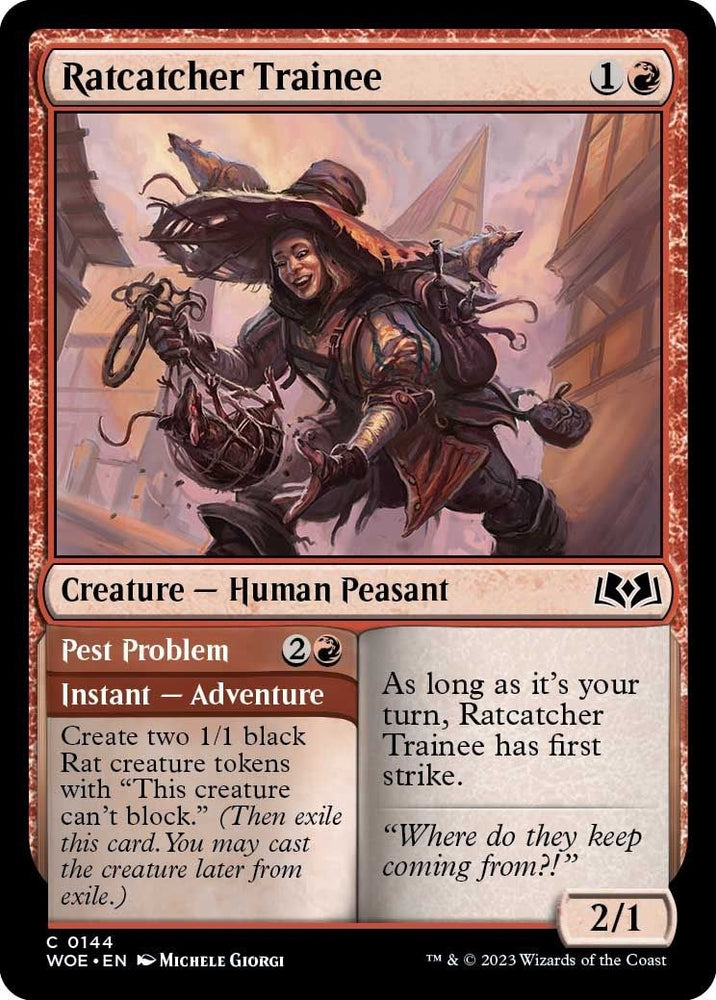 Image for Ratcatcher Trainee (144) [Wilds of Eldraine]